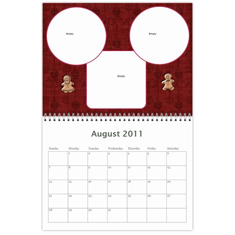 Xmas Calendar 2009 Aug 2011