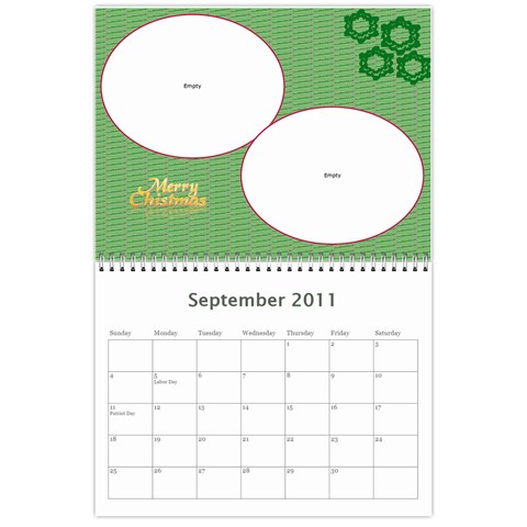 Xmas Calendar 2009 Sep 2011