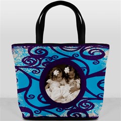 Fantasia Funky Blue & Purple Bucket Bag Fantasia Funky Blue & Purple Bucket Bag