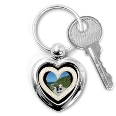 lace heart 2 keychain - Key Chain (Heart)