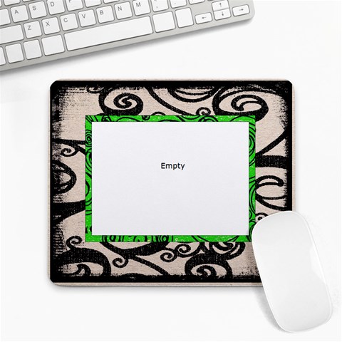 Fantasia  Classic Lime Framed Mousemat By Catvinnat Front