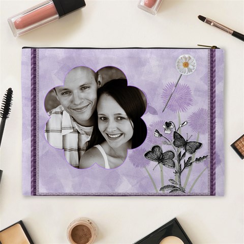 Purple Dreams Xl Cosmetic Bag By Lil Back