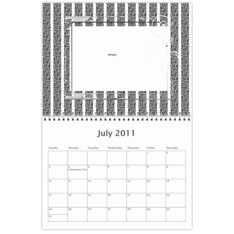 2011 Allen Calendar By Laura Jul 2011