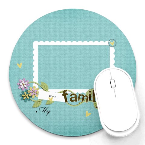 Round Mousepad Front