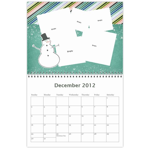 Calendar By Cathy Dec 2012