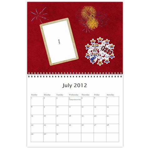 Calendar By Cathy Jul 2012