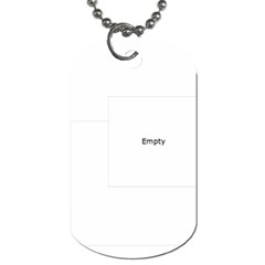 Dog tag 1 - Dog Tag (One Side)