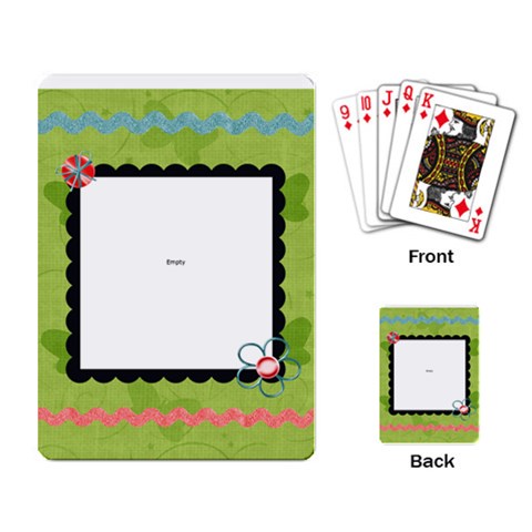 Playing Cards 7 By Martha Meier Back