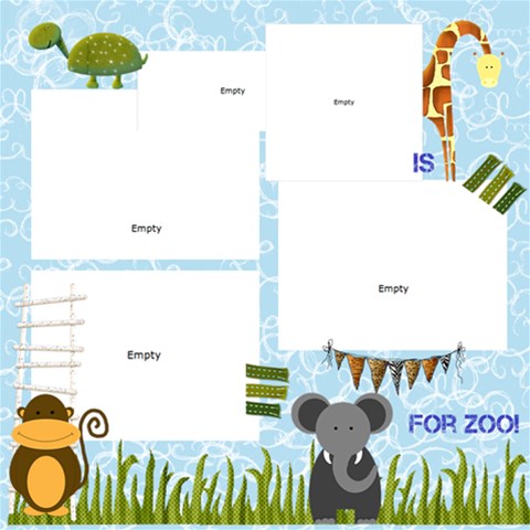 Pg26 By Amy Blackford 12 x12  Scrapbook Page - 1