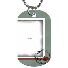We are family tag 2 - Dog Tag (One Side)