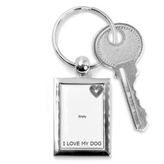 I Love My Dog Keychain