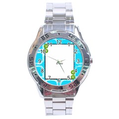 Men s watch 8 - Stainless Steel Analogue Watch