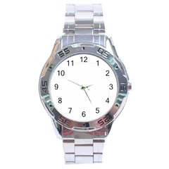 stainless analogue oreo cookie watch - Stainless Steel Analogue Watch stainless analogue oreo cookie watch - Stainless Steel Analogue Watch