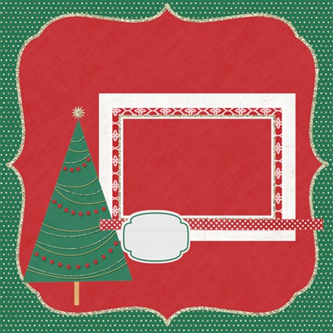 Poinsettia Scrapbook Pages By One Of A Kind Design Studio 12 x12  Scrapbook Page - 2