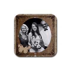 Vintage Coaster #4 - Rubber Coaster (Square) Vintage Coaster #4 - Rubber Coaster (Square)