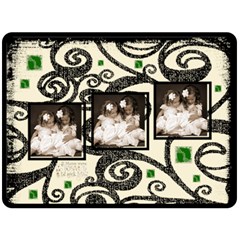 Mothers Day If Moms were flowers extra large fleece - 80  x 56  Fleece Blanket (Large)