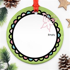 Madison, Amelia Christmas Ornament - Ornament (Round)