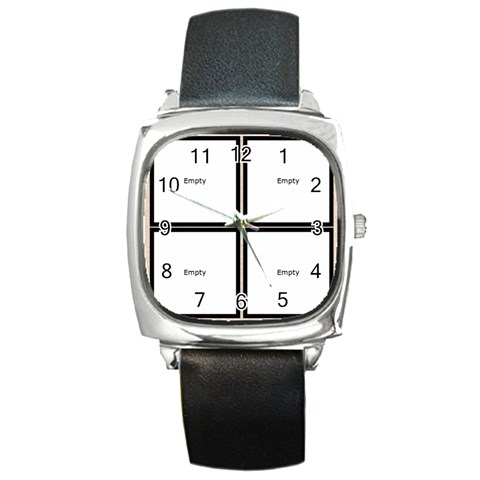 Fantasia Grandchildren 4 Frame Black Strap  Watch  By Catvinnat Front