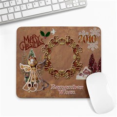 Christmas gold angel remember when large mousepad Christmas gold angel remember when large mousepad