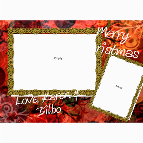 Final Christmas Card 2010 By Billy 7 x5  Photo Card - 46