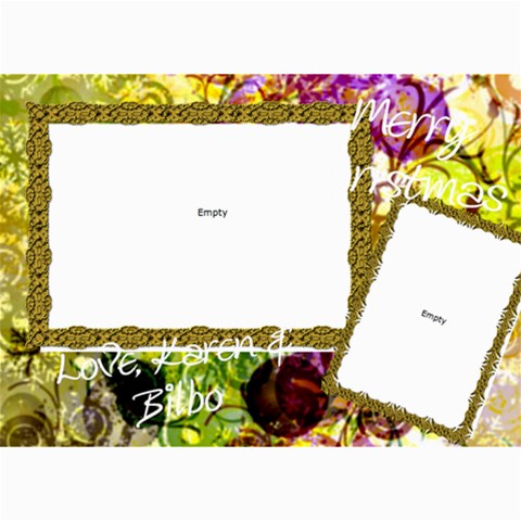 Final Christmas Card 2010 By Billy 7 x5  Photo Card - 7