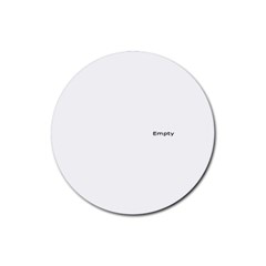 Rubber Round Coaster (4 pack)