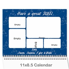 2011 Calendar - Wall Calendar 11  x 8.5  (12-Months)