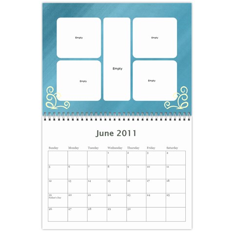 2011 Calendar By Jessica Jun 2011