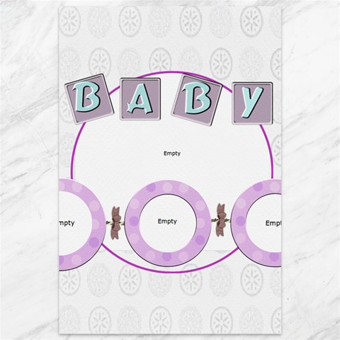 18x12 Baby Canvas Template By Danielle Christiansen 11.88 x17.36  Canvas - 1