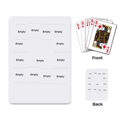playing cards template - Playing Cards Single Design (Rectangle)