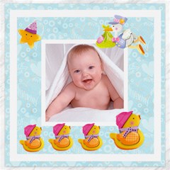 Blanky Bunny Ducks in a row nursery canvas 20 x 20 - Canvas 20  x 20 