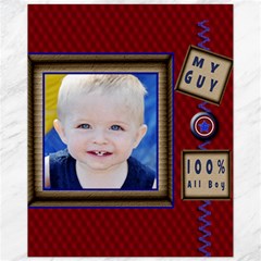 100% all boy canvas 11x14 - Canvas 11  x 14 