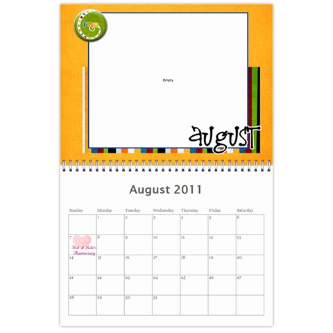Higgins 2011 Calendar By Julie Higgins Aug 2011