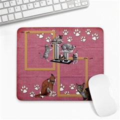 kittie1 mousepad - Large Mousepad