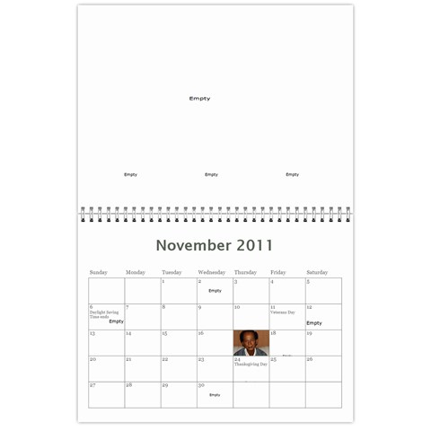 Moms Family Calender By Michelle Nov 2011