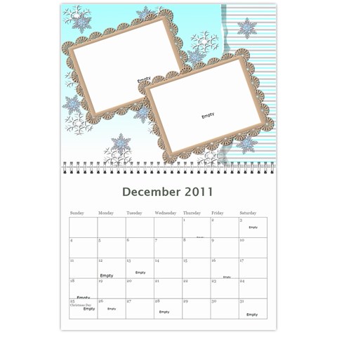 Moms Family Calender By Michelle Dec 2011
