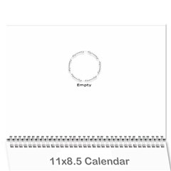 calendar - Wall Calendar 11  x 8.5  (12-Months)