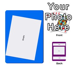 Spanish- English: Colors, Forms, Numbers And Words  - Playing Cards