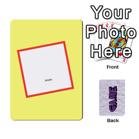 Memory Game With Your Own Photos Front - Diamond4