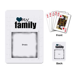 My Family Cards green - Playing Cards Single Design (Rectangle)