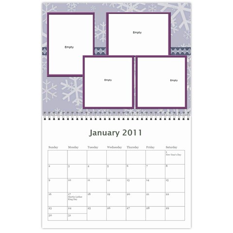 Dad s 2011 Calendar By Angela Cole Jan 2011