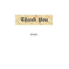 travel thank you - Greeting Card 4.5  x 6 