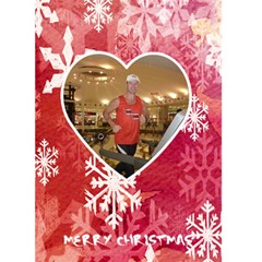 Ruby slippers snowflake Christmas Card - Greeting Card 5 x 7 Ruby slippers snowflake Christmas Card - Greeting Card 5 x 7