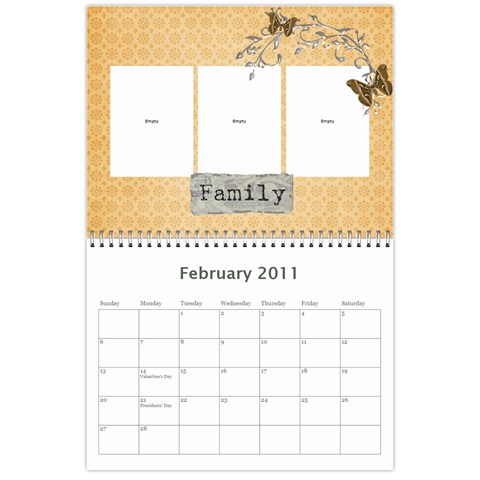 2011 Calender By Lindsay Mizer Feb 2011