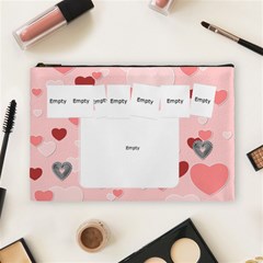 Friends Pink Heart Large Cosmetic Bag - Cosmetic Bag (Large)