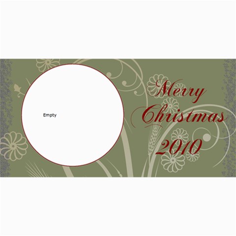 Merry Christmas 2010 By Amanda Bunn 8 x4  Photo Card - 7