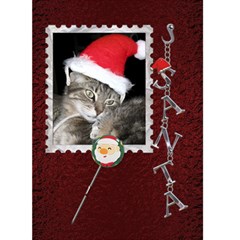 Santa Christmas Card - Greeting Card 5 x 7 Santa Christmas Card - Greeting Card 5 x 7