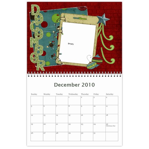 N And D Calendar  11 By Laura Dec 2010