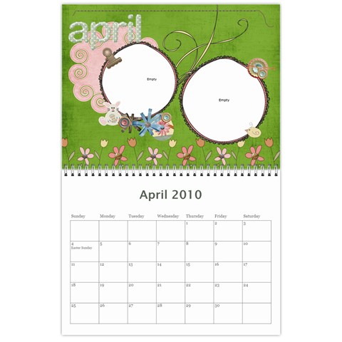 N And D Calendar  11 By Laura Apr 2010