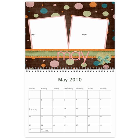 N And D Calendar  11 By Laura May 2010